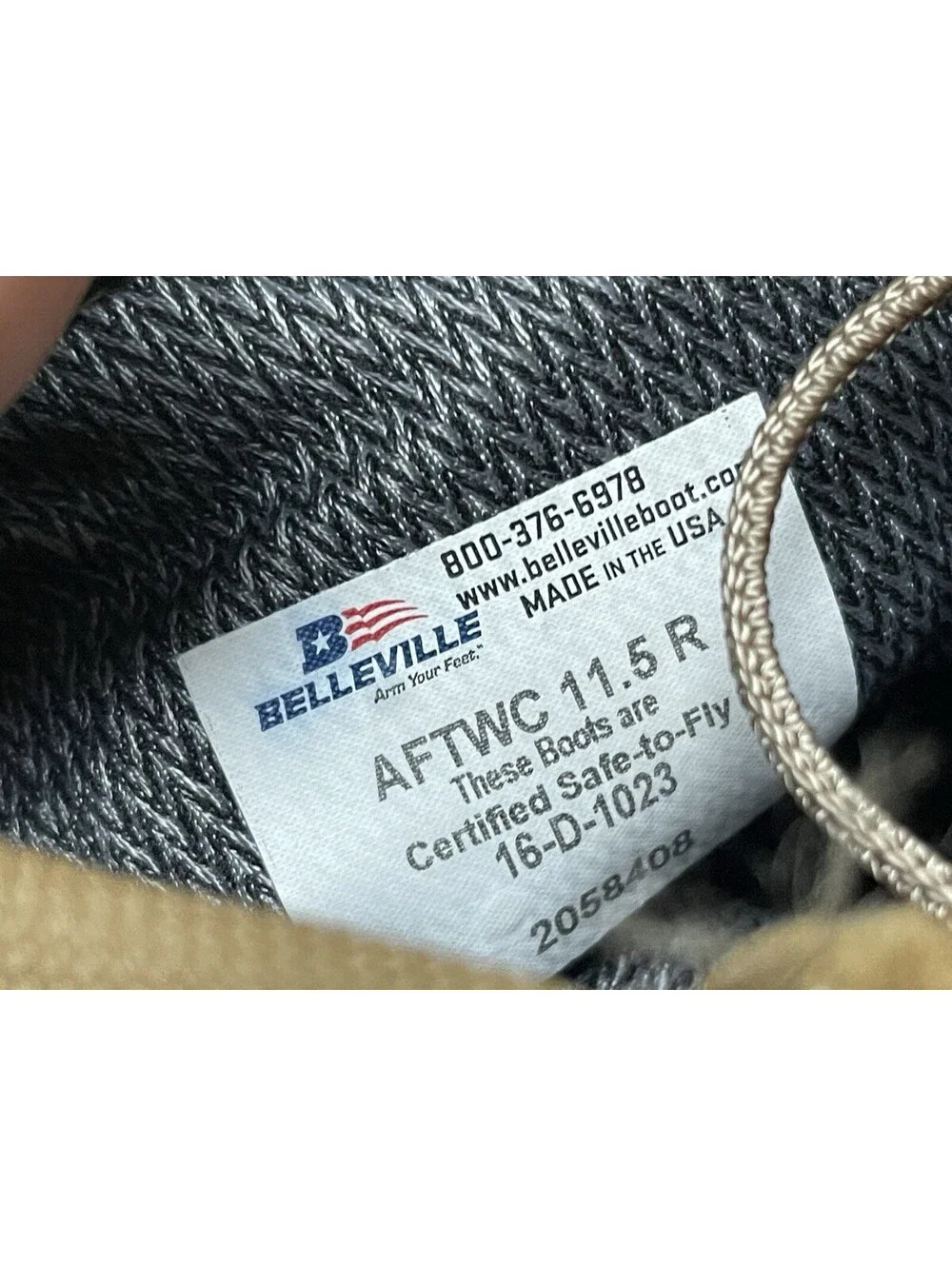 Belleville AFTWC Air Force Tempered Weather Gore Tex Combat Boots Size 11.5